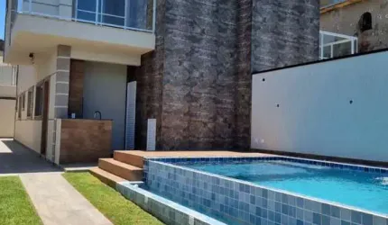 Casa em condomínio fechado com 3 quartos à venda na governador Mario Covas Junior, 4980, Jardim Regina, Itanhaém, 101 m2 por R$ 687.940