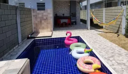 Casa com 2 quartos à venda na Carlos João Donner, 1181, Balneário Tupy, Itanhaém, 73 m2 por R$ 450.000