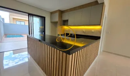 Linda casa térrea 3 suítes em condomínio fechado