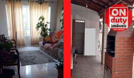 Sobrado com 3 dormitórios à venda, 241 m² por R$ 795.000,00 - Vila São Jorge - Santos/SP