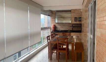 Apartamento para alugar, 109 m² por R$ 6.500,00/mês - Gonzaga - Santos/SP