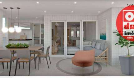 Pronto para Morar Apartamento com 2 dormitórios à venda, 63 m² por R$ 885.000 - Embaré - Santos/SP