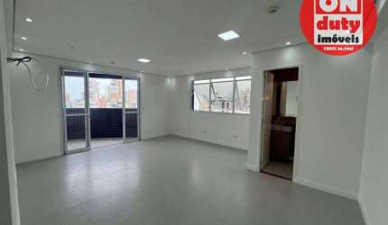 Sala, 37 m² - venda por R$ 400.000,00 ou aluguel por R$ 4.000,00/mês - Ponta da Praia - Santos/SP