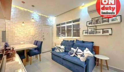 Apartamento à venda, 70 m² por R$ 480.000,00 - Embaré - Santos/SP