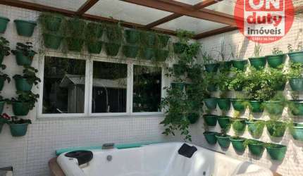 Apartamento Garden com 4 dormitórios à venda, 300 m² por R$ 3.200.000,00 - Aparecida - Santos/SP