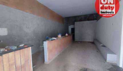 Loja, 100 m² - venda por R$ 550.000,00 ou aluguel por R$ 2.500,00/mês - Centro - Santos/SP