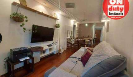 Apartamento  à venda, 92 m² por R$ 490.000 - Vila Belmiro - Santos/SP