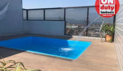 Cobertura à venda, 279 m² por R$ 1.685.000,00 - Aparecida - Santos/SP