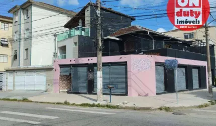 Sobrado para alugar, 220 m² por R$ 11.376,00/mês - Marapé - Santos/SP