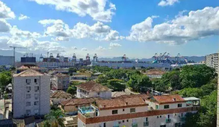 Apartamento para alugar, 112 m² por R$ 4.250,00/mês - Embaré - Santos/SP