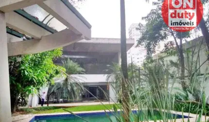 Sobrado com 4 quartos para alugar, 580 m² - José Menino - Santos/SP