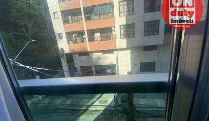Apartamento com 1 dormitório à venda, 75 m² por R$ 320.000 - Itararé - São Vicente/SP