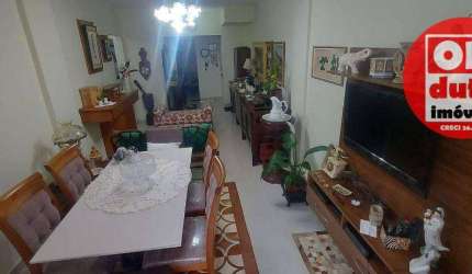Apartamento  à venda, 100 m² por R$ 585.000 - Boqueirão - Santos/SP