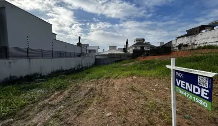 Terreno em condomínio fechado à venda na Rua do Copo de Leite, 12, Pedra Branca, Palhoça por R$ 450.000