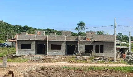 casa terrea geminada em barra velha, residencial dakota do sul