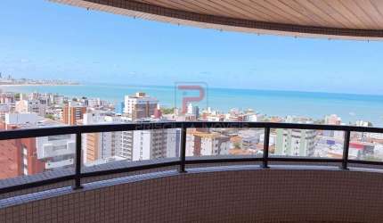 Excelente apartamento com VISTA DESLUMBRANTE PARA O MAR no bairro do Manaíra, João Pessoa!