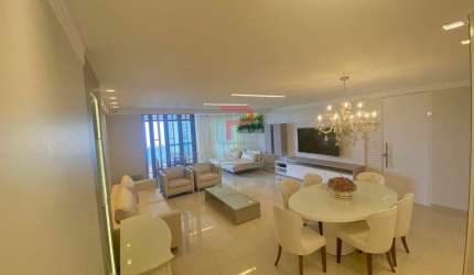Apartamento Porteira Fechada, VISTA MAR com 4 suítes + DCE no  Altiplano Cabo Branco  -  João Pessoa