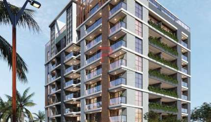 Apartamento a 200m do mar com 3 suítes