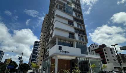 Flat mobiliado em Manaira andar alto