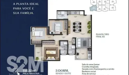 Campos Elíseos - Apartamento com 3 quartos à venda na Agronômica