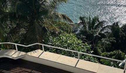 casa com vista para o mar Guarujá