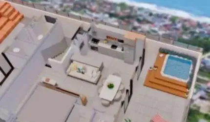 Cobertura Duplex para Venda em Guaratuba, Eliane, 3 dormitórios, 3 suítes, 4 banheiros, 2 vagas