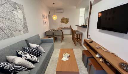 Apartamento com vista livre na praia do Itaguá