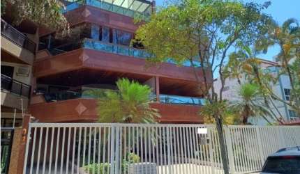 Cobertura a venda no Recreio 350m² - 3 quartos 2 suítes, sala 3 ambts, piscina e churrasqueira !