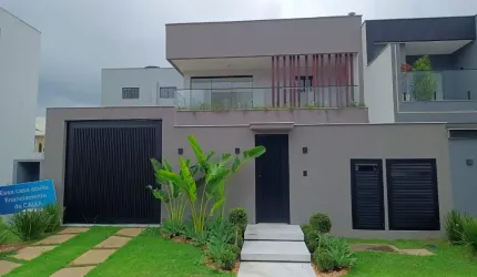 VENDO LINDA CASA CONTEMPORÂNEA LEGALIZADA, EM VARGEM PEQUENA COM 4 SUÍTES, 1 SUÍTE NO TERREO EM COND. CLUBE !