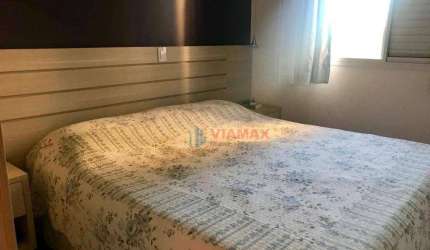 Apartamento SEMI-MOBILIADO com 3 SUITES para alugar, 142 m² por R$ 6.570/mês - Jardim das Indústrias - São José dos Campos/SP