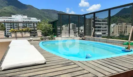 Cobertura  duplex três quartos  duas vagas na Tijuca