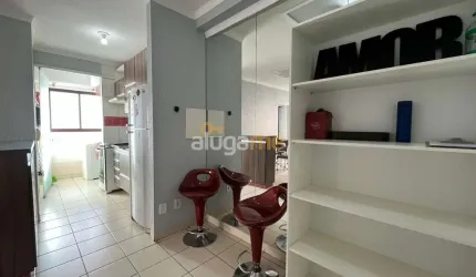 Apartamento mobiliado no Green Life (zona sul), com 02 dormitórios, vaga coberta, portaria e elevador.