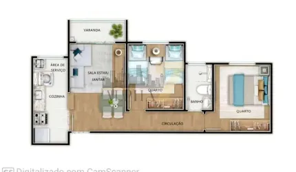 Apartamento à Venda em Jardim Santa Alice, Santa Bárbara D'Oeste - SP