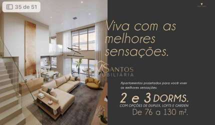 Apartamento com 3 dormitórios à venda, 104 m² por R$ 1.842.491,27 - Cacupé - Florianópolis/SC
