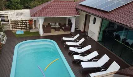 Casa com 5 dormitórios à venda, 350 m² por R$ 4.500.000,00 - Jurerê Internacional - Florianópolis/SC
