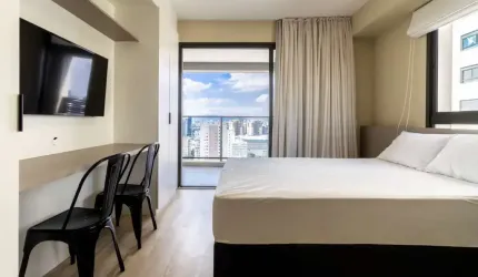 Espetacular studio para venda com 1 quarto, sendo 1 suíte, 29m²
