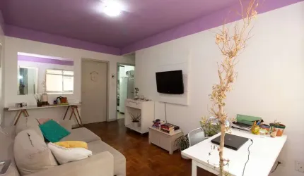 Agradável apartamento tipo para venda com 1 quarto, 43m²