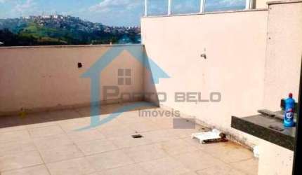 Cobertura para Venda em Contagem, Arvoredo 2ª Seção, 2 dormitórios, 1 suíte, 3 banheiros, 1 vaga
