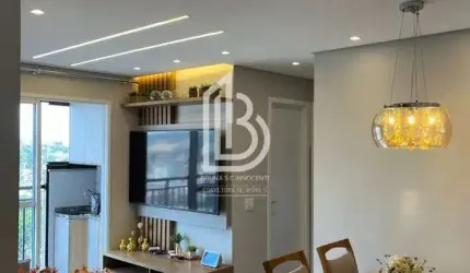 Apartamento 2 Dormitórios com Varanda Grill no Sollarium Park - Centro SBC