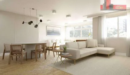 Apartamento para comprar REFORMADO com 153m², 2 dormitórios, sendo 1 suíte com closet integrado e 2 vagas.