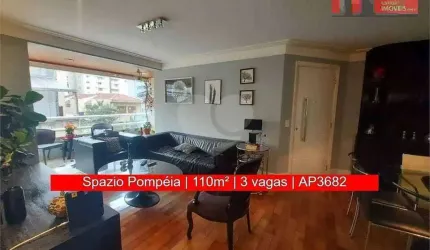Apartamento R. Dr. Miranda de Azevedo, 1059 - Pompeia, 3 dorms, 3 vgs, Spazio Pompéia.