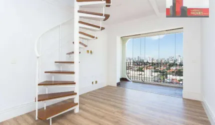 Cobertura Duplex em Av. Miruna, 420 - Moema, 2 quartos e 2 vagas