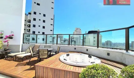 Cobertura de 310m², 4 suítes, 4 vgs, Rua Edson, 1070 - Campo Belo, Ed. Las Palmas