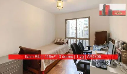 Apartamento de 116m², 3 quartos, 1 vaga, R. Bandeira Paulista, 49 - Itaim Bibi - Guaraíta