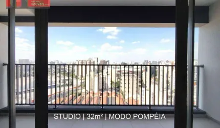 Studio novo no Modo Pompéia, R. Venâncio Aires, 930 - Pompeia, 31m²