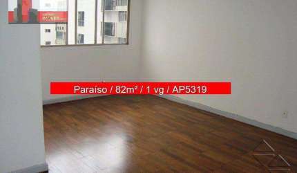 Apartamento 2 quartos, 82m², R. Manuel da Nóbrega, 262 - Paraíso, Ed. Concorde