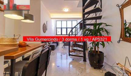 Cobertura 3 quartos, 178m², Rua Dom Manuel de Andrade, 162 - Vila Gumercindo, Edifício South Ríver
