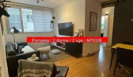 Apartamento R. Dr. Miranda de Azevedo, 1400 - Pompeia, 2 quartos, 65m², Ed. King Richard
