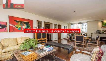 Apartamento R. Padre João Manuel, 311 - Cerqueira César, 205m², 4 dorms, 4 vagas