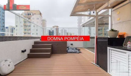 Cobertura R. Dr. Augusto De Miranda, 1303 - Vila Pompeia, 151m², 3 vagas, Ed. Domna